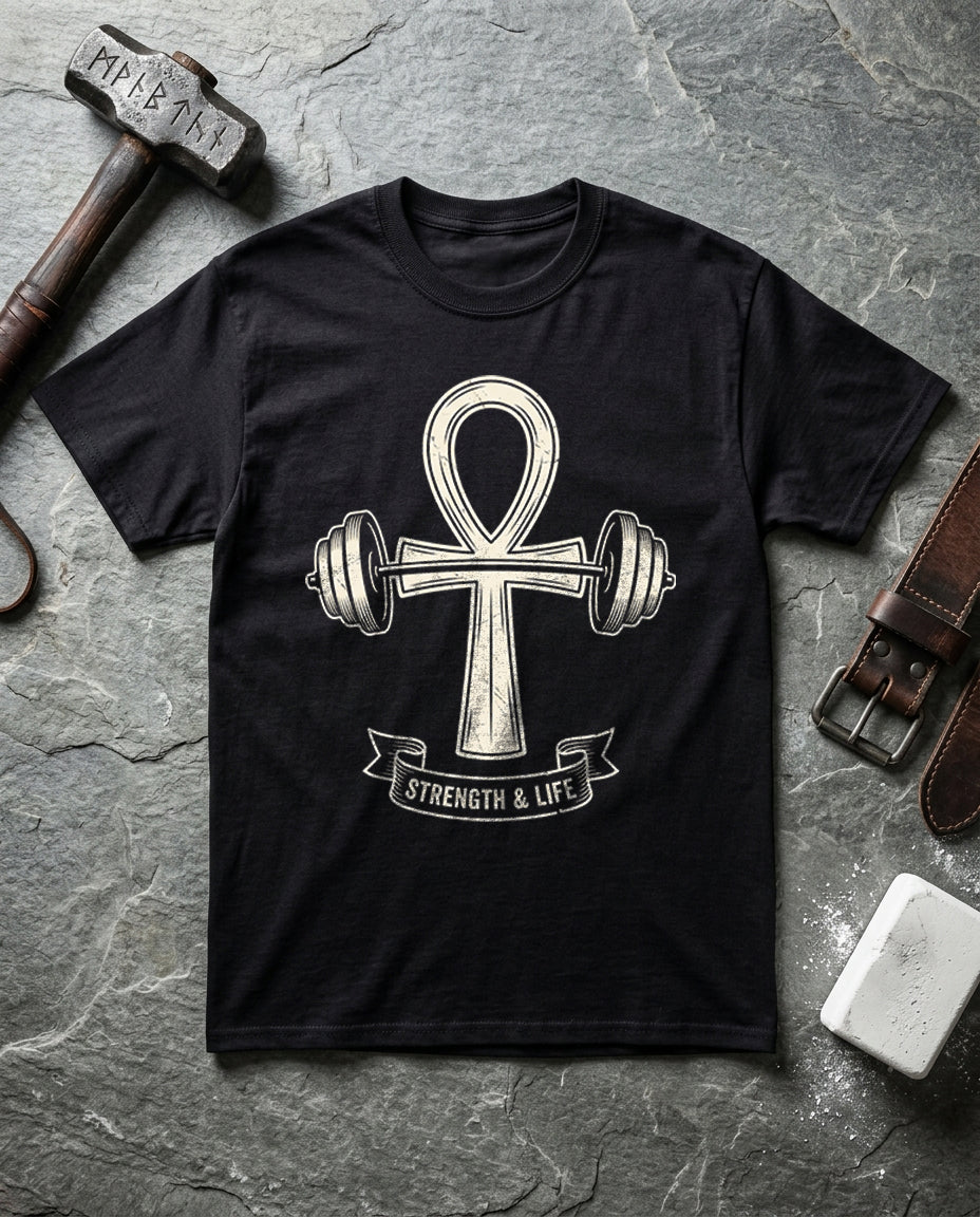 Ankh and Barbell