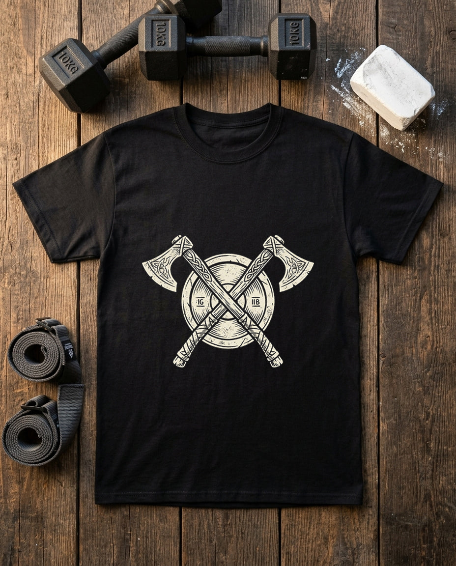 Crossed Axes & Plate (Pocket)