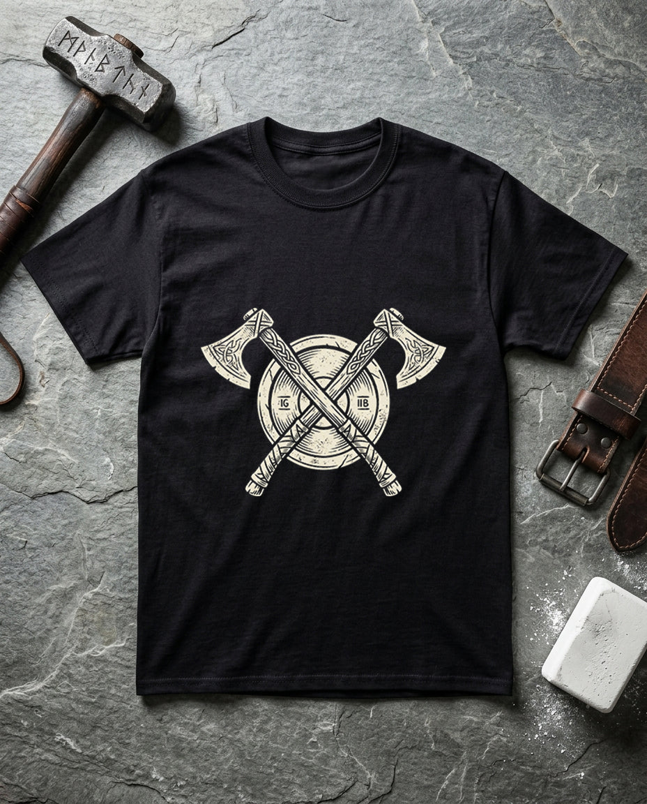 Crossed Axes & Plate (Pocket)