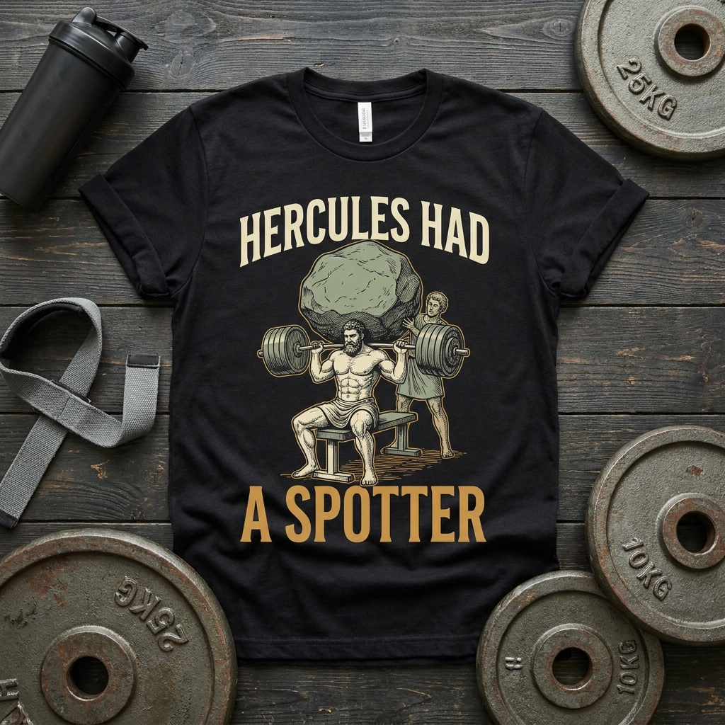 Hercules Had a Spotter t-shirt
