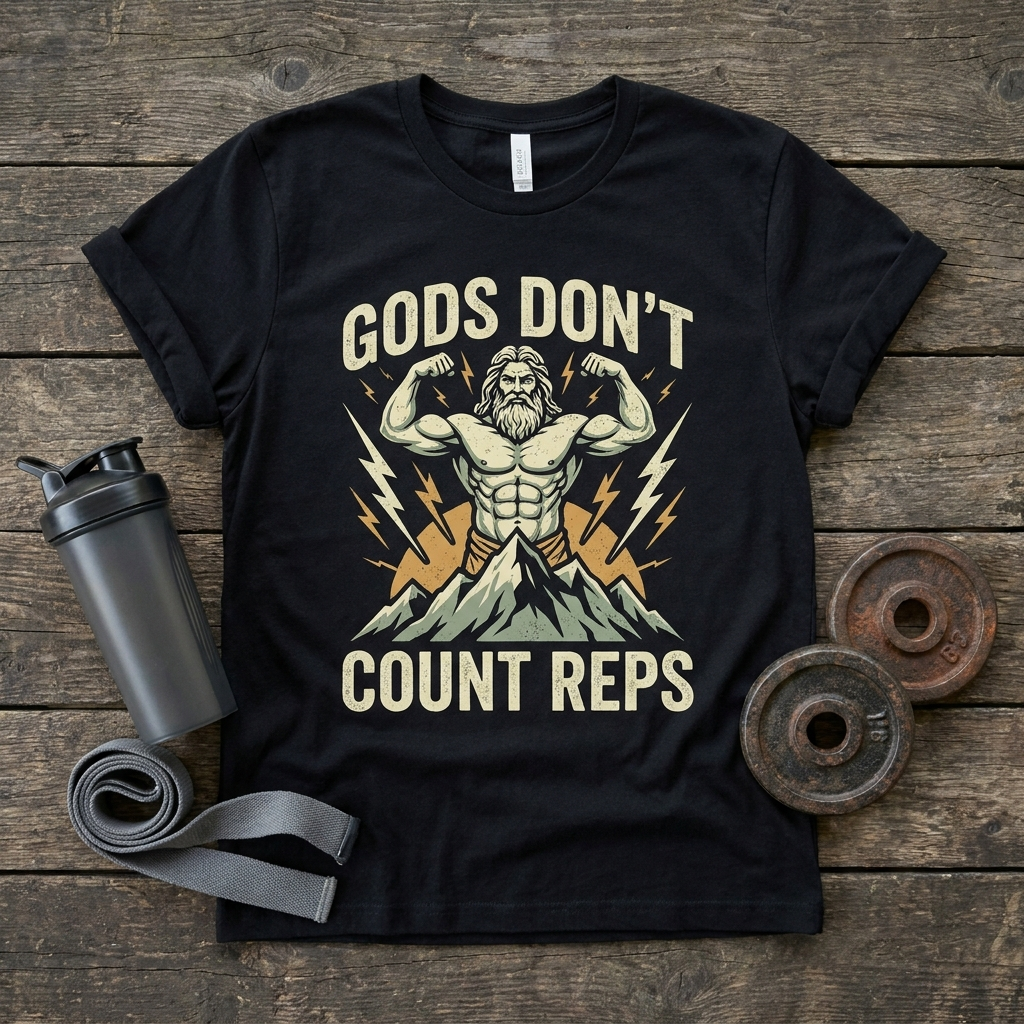 Gods Don't Count Reps t-shirt