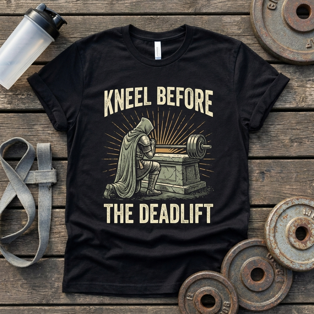 Kneel Before the Deadlift t-shirt