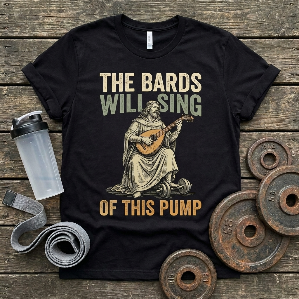 The Bards Will Sing of This Pump t-shirt